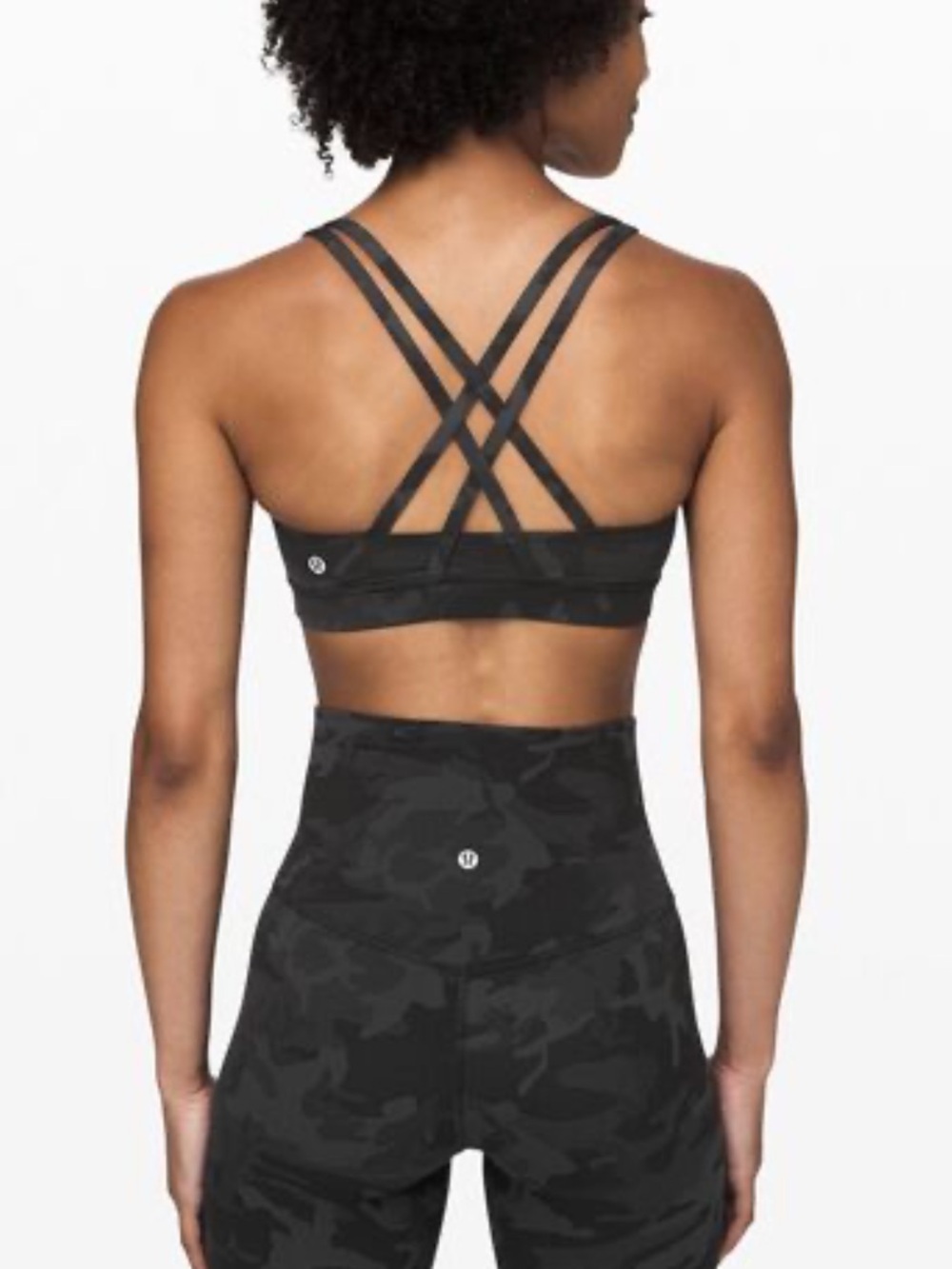 Lululemon “Energy” Sports Bra 8 - Charcoal Camo - Picture 9 of 11